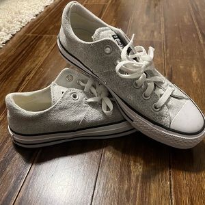 Grey converse all star